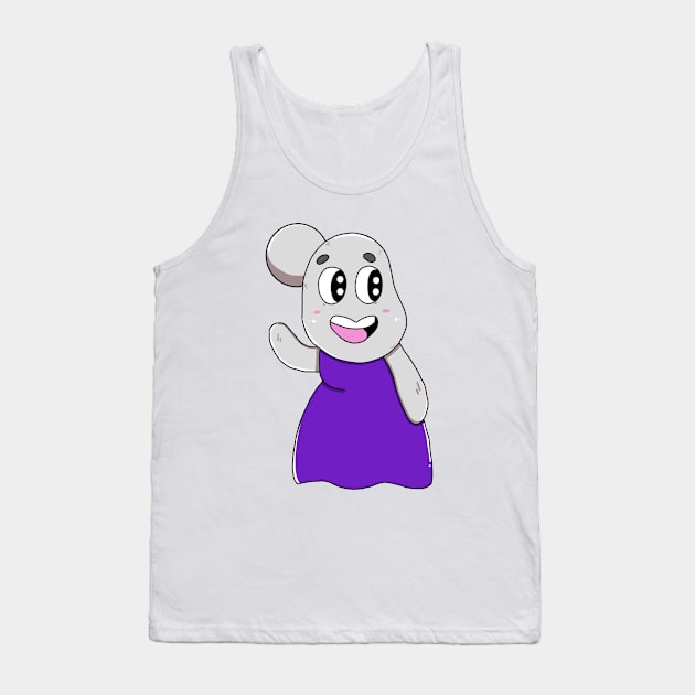 Purple Pebble Tank Top by garciajey